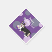 誕生日コルギ スタンダードカクテルナプキン (角)