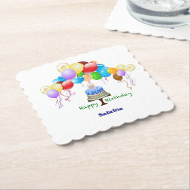 誕生日コースター ペーパーコースター