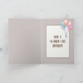 誕生日コーヒーカップ付スマイル カード (内部)