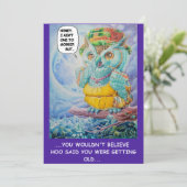 誕生日ゴシップ挨拶カード サンキューカード (スタンド正面)