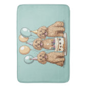 誕生日ゴルデンドルドッグス バスマット (正面縦)