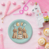 誕生日ゴルデンドルドッグス ペーパープレート (パーティー)