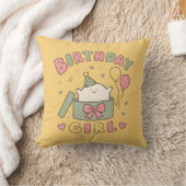 誕生日ゴースト かわいい パーティー キャラクター クッション (ブランケット)