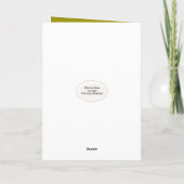 誕生日ゴールデンリトランニングリーバー カード (裏面)