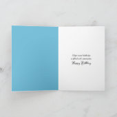 誕生日ゴールデンリトリーブスノーケリングギア カード (内部)