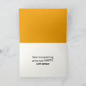 誕生日ゴールデンレトリバーが飛び込離れむ カード (内部)