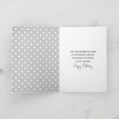 誕生日ゴールデンレトリバーにターバンのタオルを着ける カード (内部)