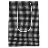 誕生日ゴールデンレトリバーオンジンガム ミディアムペーパーバッグ (裏面)