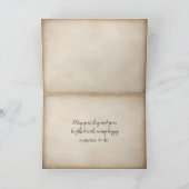 誕生日ゴールデンレトリバーパピーおもしろい カード (内部)