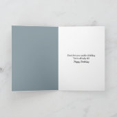 誕生日ゴールデンレトリバー付き歯ブラシ カード (内部)