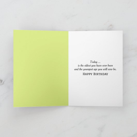 誕生日ゴールデンレトリバー懸命帽子をかぶった カード (内部)