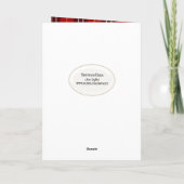 誕生日ゴールデンレトリバー文字メッセージ携帯電話 カード (裏面)