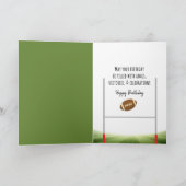 誕生日ゴールデンレトリバー カード (内部)