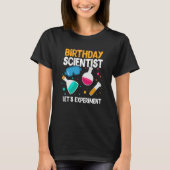 誕生日サイエンティストLet's Experiment Science B Day Tシャツ (正面)