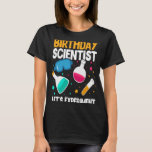 誕生日サイエンティストLet's Experiment Science B Day Tシャツ<br><div class="desc">誕生日サイエンティストLet's Experiment Science B Day</div>