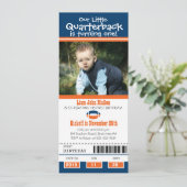 誕生日サッカーチケット 招待状 (スタンド正面)