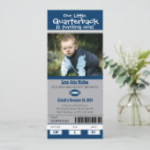 誕生日サッカーチケット 招待状 (スタンド正面)