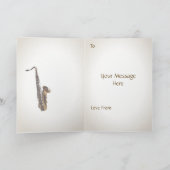 誕生日サックス カード (内部)