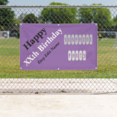 誕生日サプライズパーティー 横断幕 (インサイチュ)