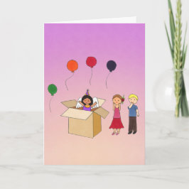 誕生日サプライズ折り畳みグリーティングカード カード