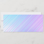 誕生日サプライズ飛行機チケットテンプレート 招待状 (裏面)