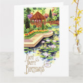 誕生日サマーガーデン カード (黄色い花)