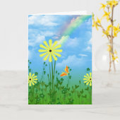 誕生日サマーガーデン カード (黄色い花)