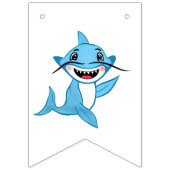 誕生日サメ バンティングフラッグ (第1の旗)