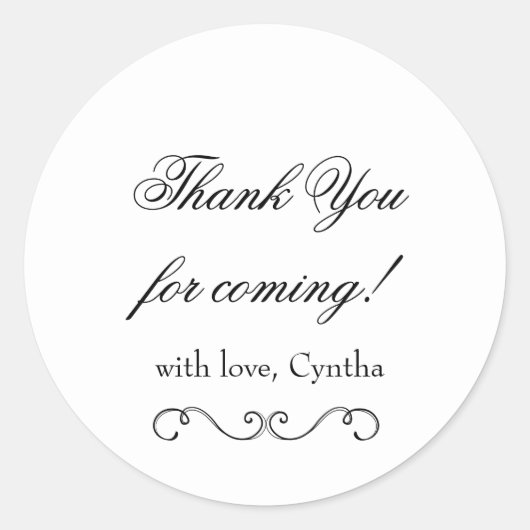 誕生日サンキュユーラベルシール |ステッカスタムカー ラウンドシール (正面)