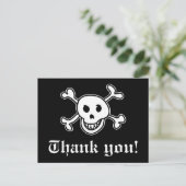 誕生日サンキューカードの海賊パーティー ポストカード (スタンド正面)