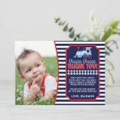 誕生日サンキューカードを作成 サンキューカード (スタンド正面)