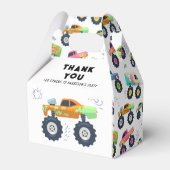 誕生日サンキューキッズモダンモンスタートラック フェイバーボックス (裏面サイド)