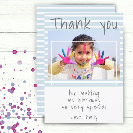 誕生日サンキューフォトカード