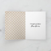 誕生日サングラス付きゴールデンレトリバー カード (内部)