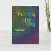 誕生日サークル カード (正面)