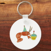 誕生日ザリガニ キーホルダー (正面)
