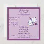 誕生日シアターパーティー(マスク付き) 招待状 (裏面)