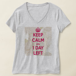 誕生日シェナニガンスタイル保: "Calm" V-Neck Tシャツ