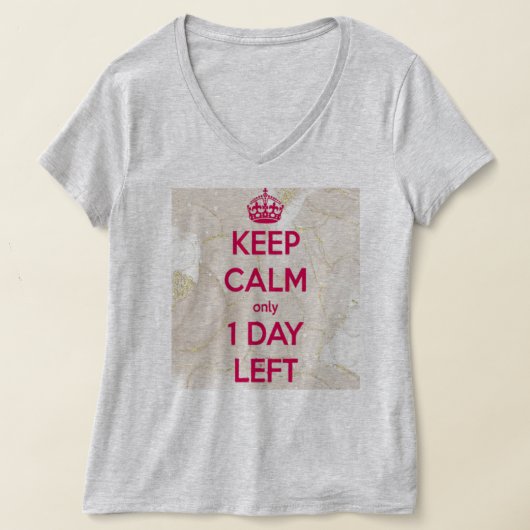 誕生日シェナニガンスタイル保: "Calm" V-Neck Tシャツ (レイダウン)