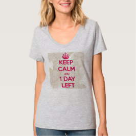 誕生日シェナニガンスタイル保: "Calm" V-Neck Tシャツ