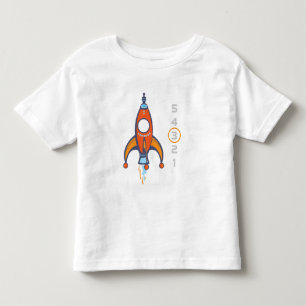 誕生日シャツ – ロケットシャツ トドラーTシャツ
