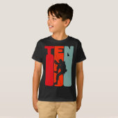 誕生日シャツ 10歳 誕生日ボーイ クライミング Tシャツ (正面フル)