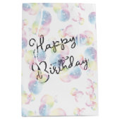 誕生日シャボン玉 ミディアムペーパーバッグ (正面)