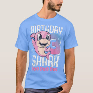 誕生日シャーク3期誕生日ガールシャーク3年 Tシャツ