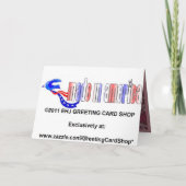 誕生日シューズ誕生日カード カード (裏面)