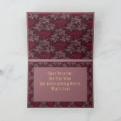 誕生日シューズ誕生日カード カード (内部)