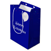 誕生日ショットガラス文字及び紙吹雪 ミディアムペーパーバッグ (裏面アングル)