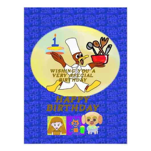 誕生日ショッピング フォトプリント            (正面)