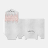 誕生日シルバーグリッターバラ感謝してい金ゴールドお気に入り フェイバーボックス (折り畳みなし)