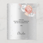 誕生日シルバーバラ金ゴールドフローラありがとう チラシ (裏面)